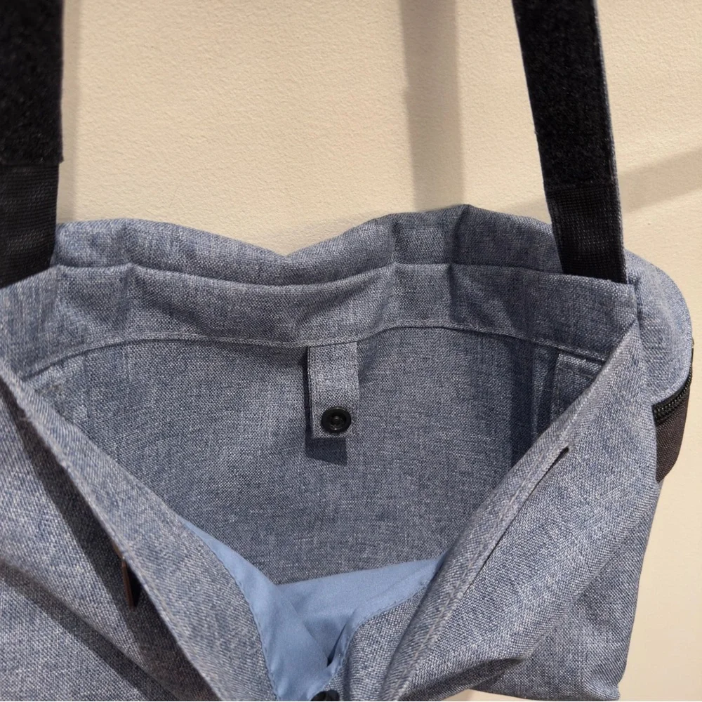 Bugaboo - Blue Melange Attachable Stroller Bag Accessory Baby/Kids - Picture 10 of 15